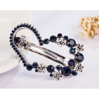 Factory Price New Style Jewelry Hairpin Crystal Loving Heart Hairpin Hair Accessories For Women